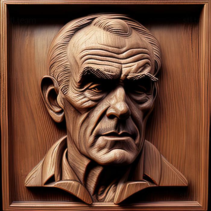 3D model James Bond Doctor Know Sean Connery (STL)
